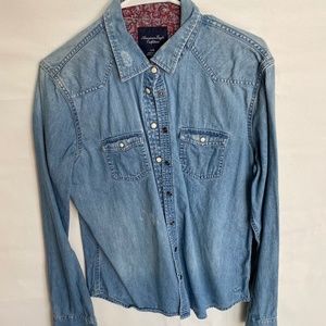 American Eagle Outfitters Denim Shirt